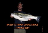 Striper fishing guide service